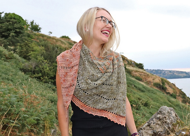 Space Fade Shawl