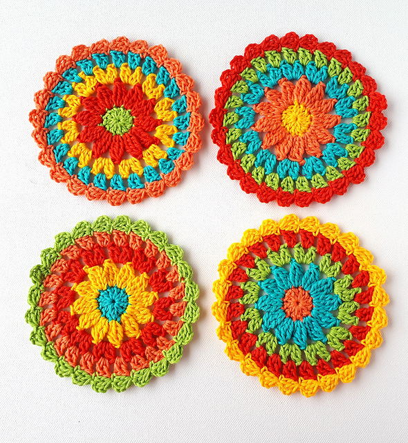 Ravelry: Zesty Coasters pattern by Carmen Heffernan