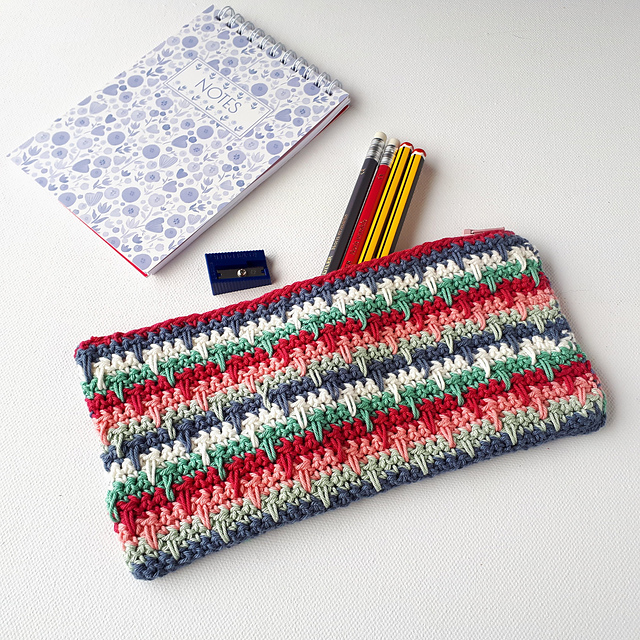 Stripe Pencil Case