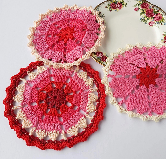 Vintage Heart Coaster