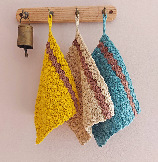 Retro Stripe Dishcloth