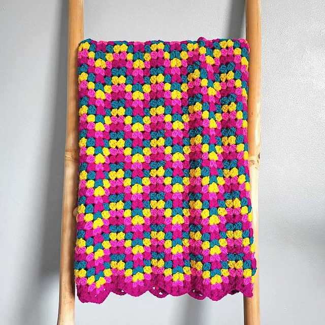 Ripple Fiesta Baby Blanket