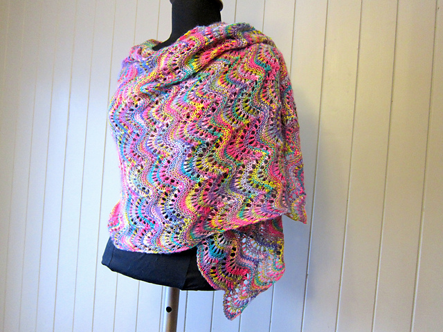 Watercolor Shawl
