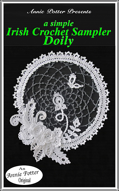 A Simple Irish Crochet Sampler Doily