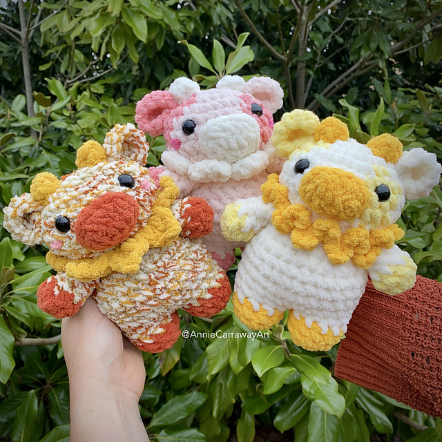 Little Flower Cow Plushies