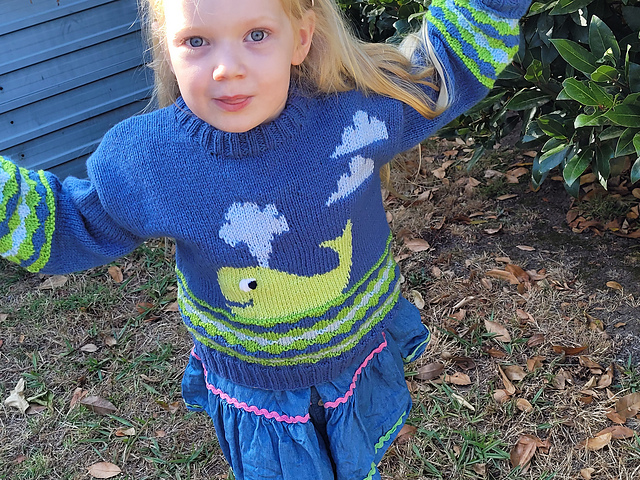 Child's Whale Watch jumper