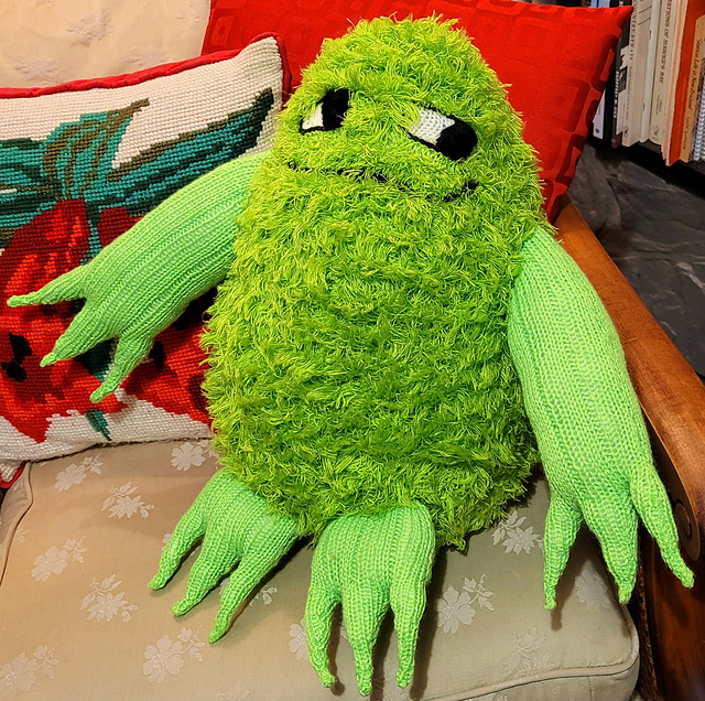 Fluffy monster toy