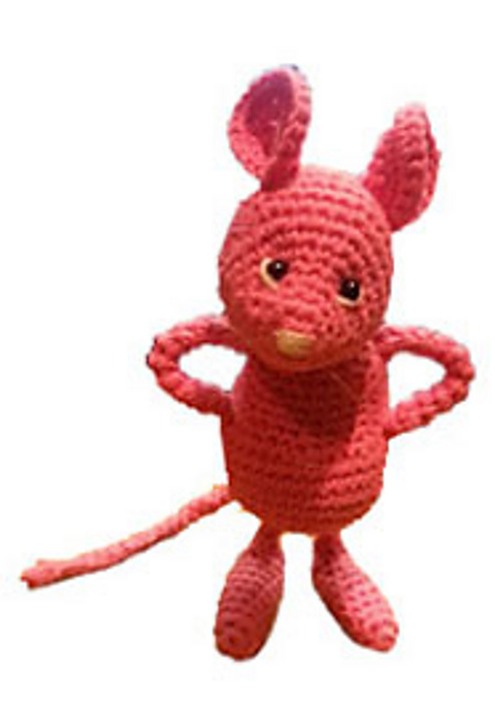 Tiny Pink Forest Mouse