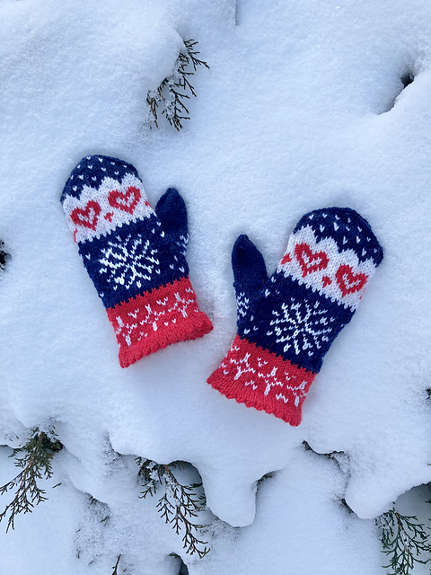 Joulutunnelma mittens