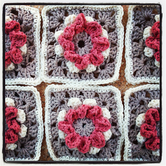 Shabby Chic Blooming Flower Granny