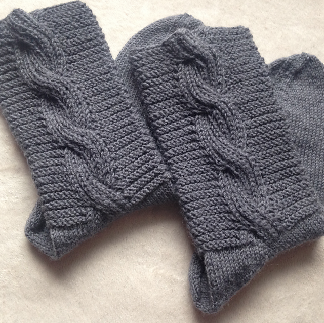 Patente Zöpfe auf Socken