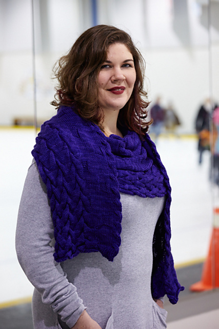 Twisted Circles Shawl