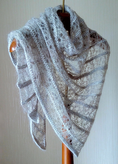 Cobweb shawl