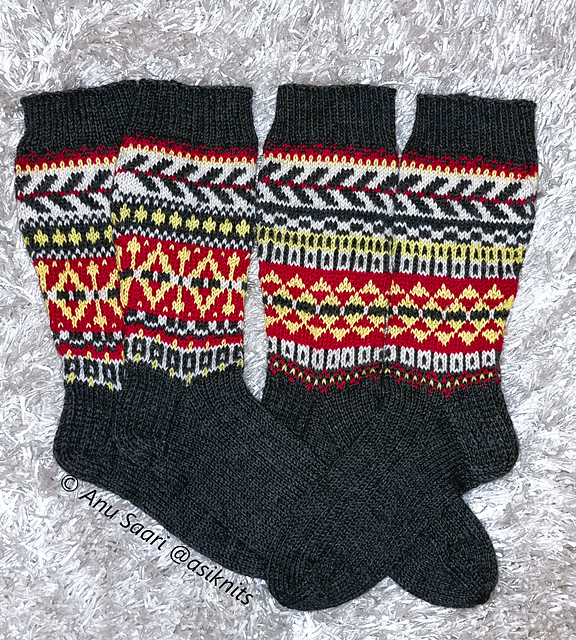 TraditionalPatternsSocks