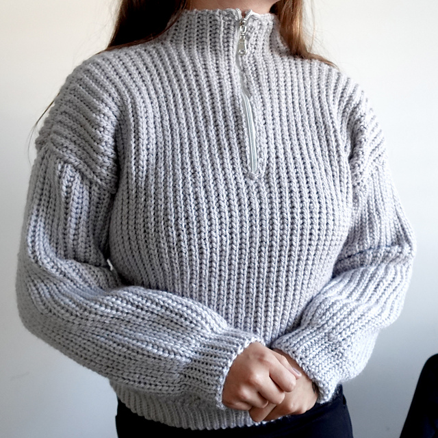 Zipper Sweater