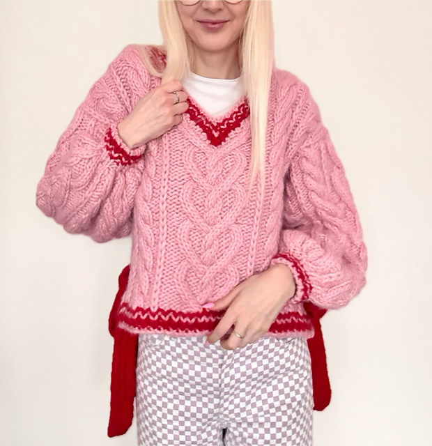 Bows & Braids Sweater