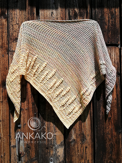 Kłos Cereal Spikelets shawl