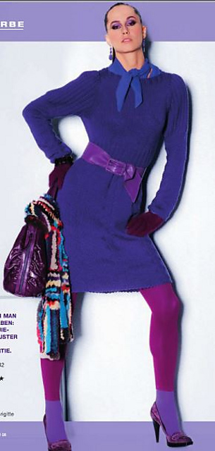 #51 Strickkleid Reliefmuster