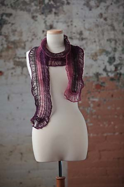 Wavy Coral Scarf