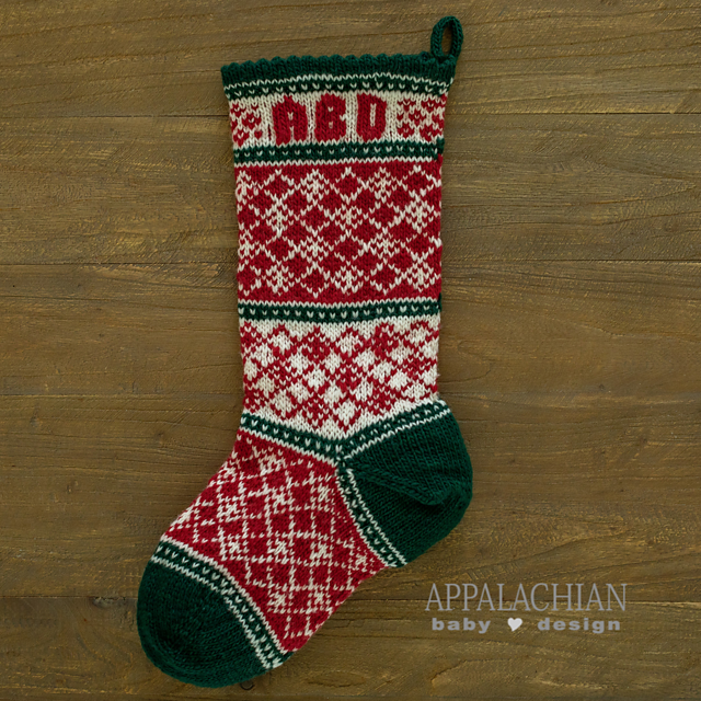 Christmas Diamonds Stocking