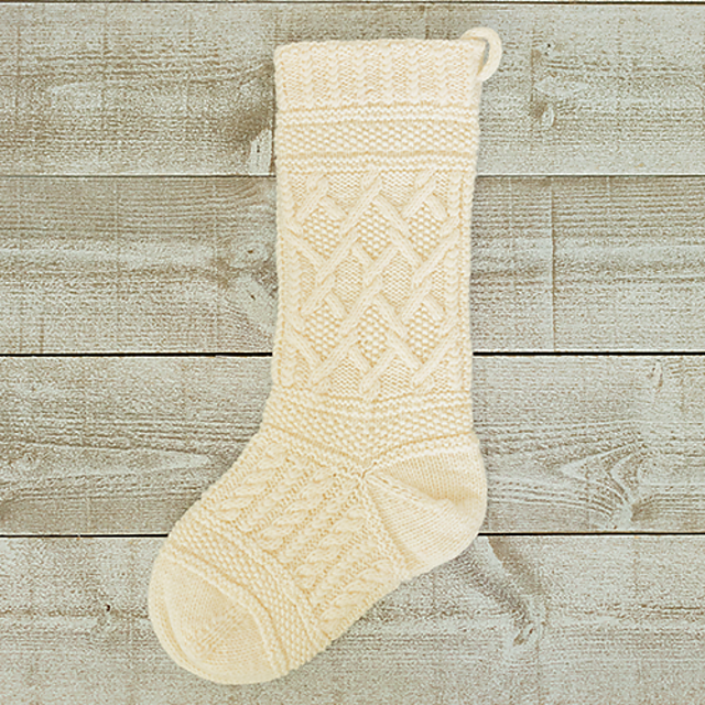 Aran Christmas Stocking