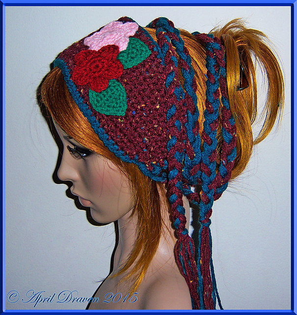 Blue Butterfly Headband