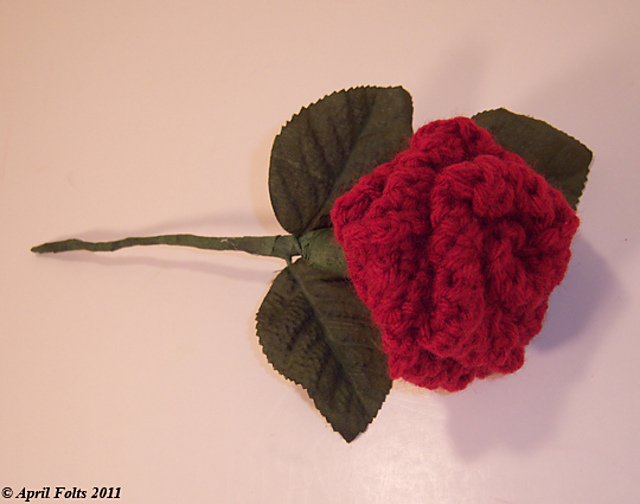 Crochet Valentine Rose