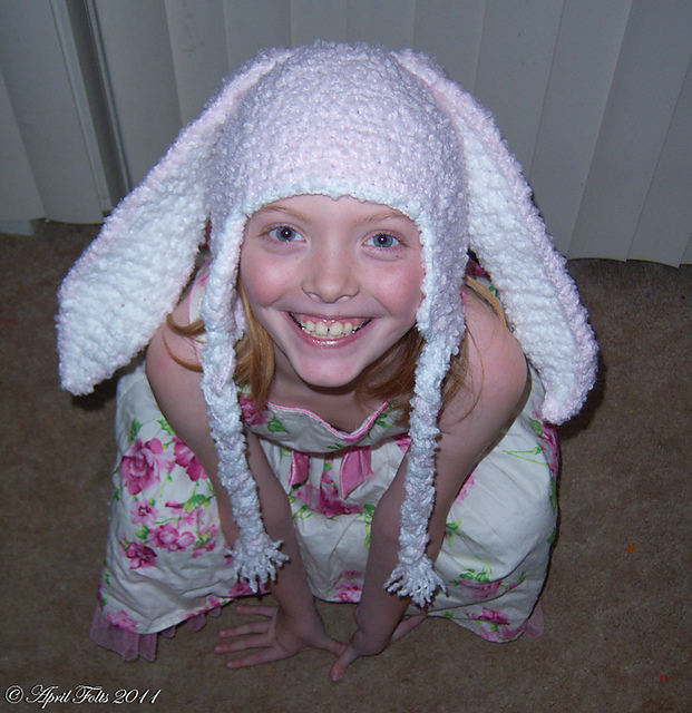 Cotton Candy Bunny Hat