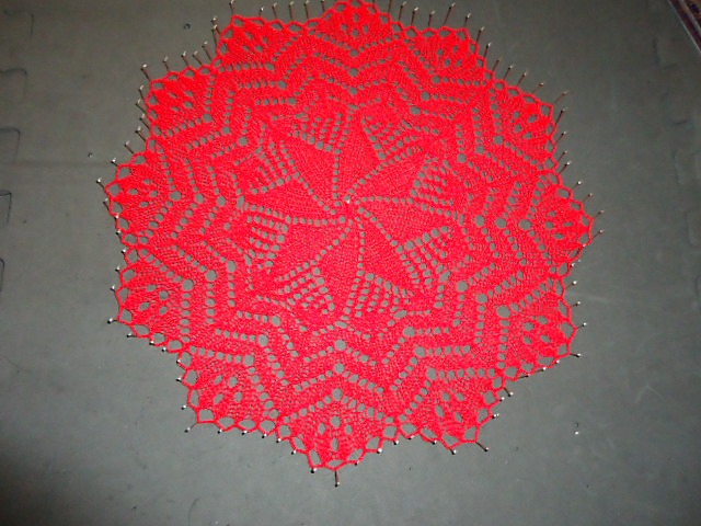 Knit Star Doily