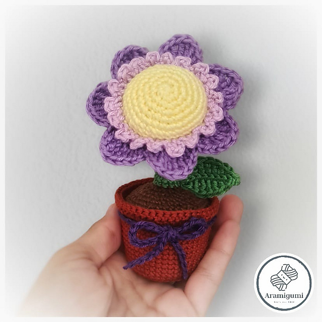 Flor en maceta / Flower in a pot