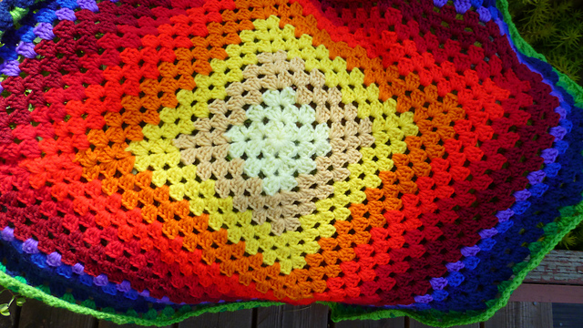 Rainbow Afghan