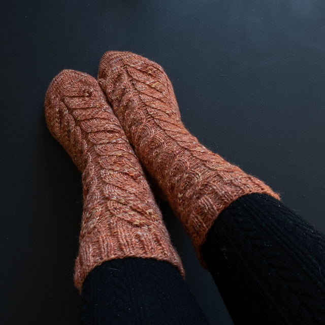 Winding Roads Socks