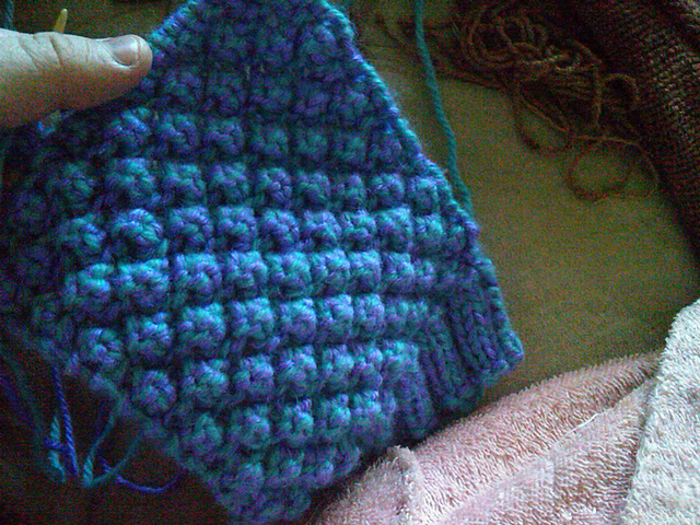 Textured Scarf and Hat