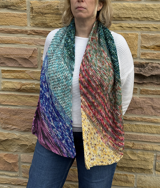The Tunisian Winterscape Wrap