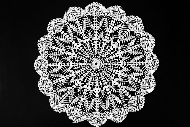 Northern Lights Doily #7642