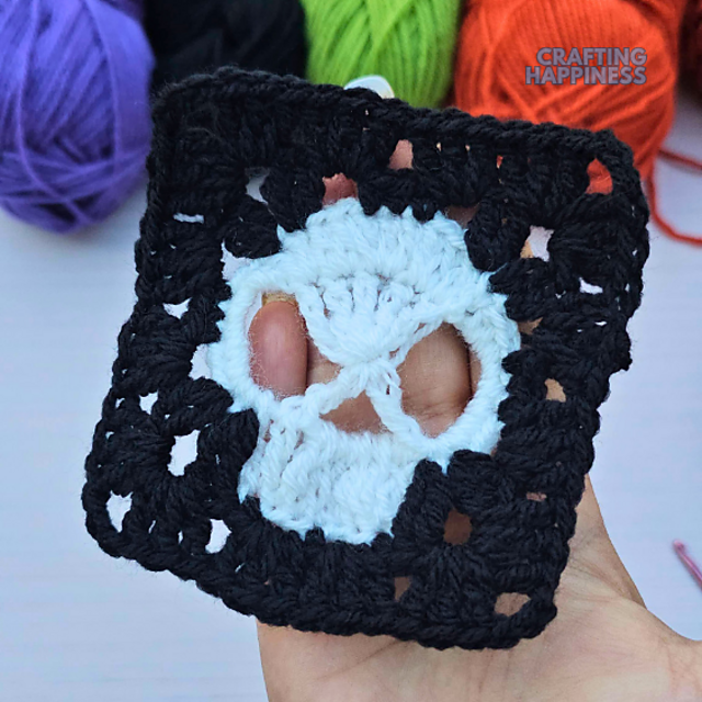 Skull Granny Square