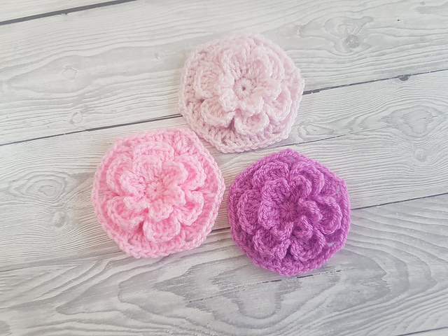 Simple Flower Hexagon