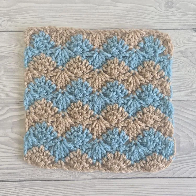Interlocking Shell Stitch