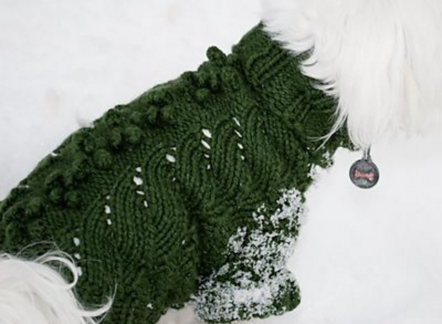 Leaf Dog Sweater