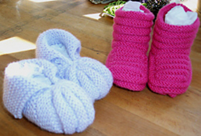 Easy Baby Booties