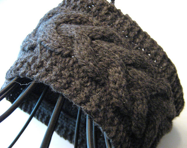 Lucky Horseshoe Cabled Headband