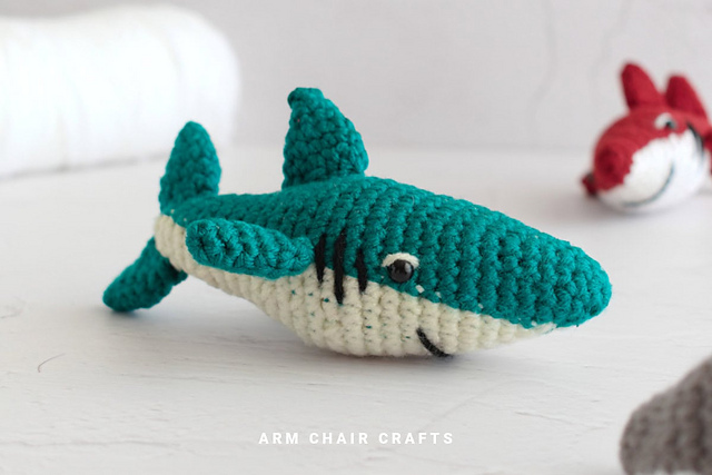 Crochet Shark - Tash