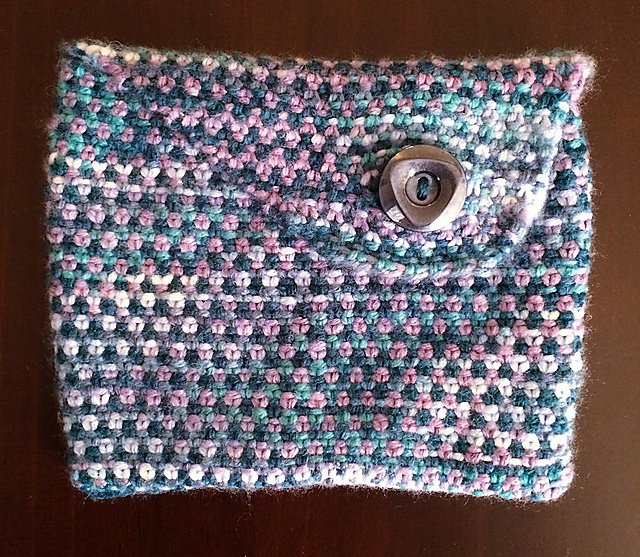 Linen stitch notions bag