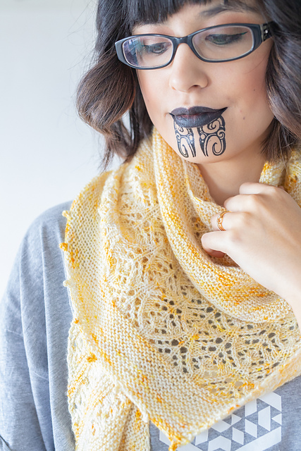 Wheat Fields Shawl