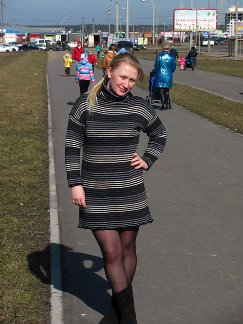 # 08 Striped Sweater