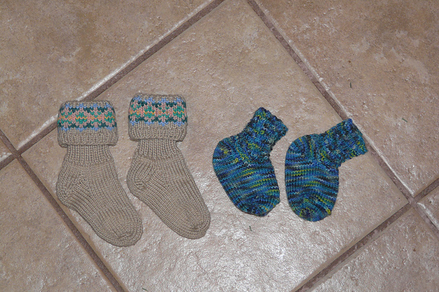 Classic Fair Isle Socks