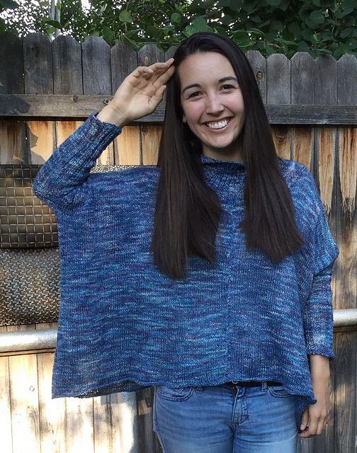 Poncho Style Sweater