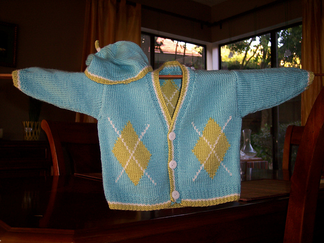 Little Jack's Cardigan and Beanie
