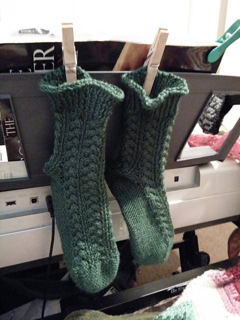 Treble Braided Socks