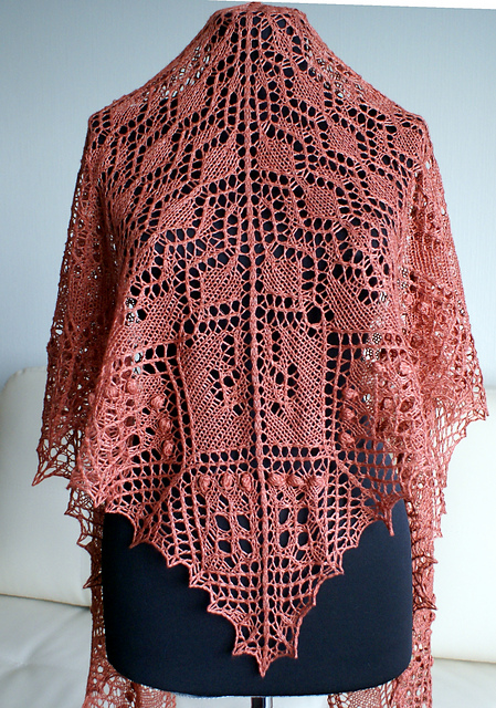 Flowering meadow Shawl Rus